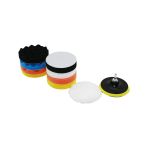 115 MM 11PCS POLİSAJ SÜNGER SETİ 8 AD. 115MM SÜNGER- 1 POLİSAJ PED -1 M14 ADAPTÖR - 1 CIRTLI DİSK TABAN (2818)