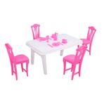 1:16 Dollhouse Minyatür Yemek Masa Sandalyesi, Çocuklar Için Simülasyon Mobilyaları, Dollhouse Ve Bebekler Için Uygun, Yaşam ortamını Eklemek Için ayarlayın. (Tip 2)