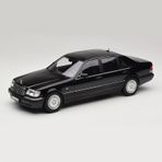1:18 Ölçek 1997 Mercedes Benz S Class S600 W140 Diecast Metal Minyatür Model Araba 25cm