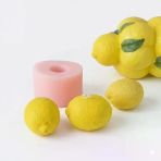 1185 - Silikon Kalıp Mum Kalıbı - Limon Büyük Boy