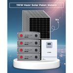 11Kw Hazır Solar Paket | 18×600W Bifacial Panel (10.8 kWp Kurulu Güç) + 20.48KWH Hv Lifepo4 Lityum Batarya | Çift Mppt Akıllı Inverter Off-Grid Sistem