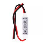 12-24 Volt Mini Üç Tuşlu Tek Renkli Led Kontrol Cihazı