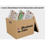 12-36 Ay, Bebeğimin Hayvan Keşfi ve Dikkat&odak Geliştirme Zeka Kartları
