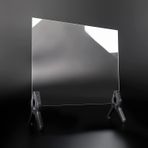 12.7 "Işın Bölme 70/30 Cam Fit 12 "Teleprompter DIY Teleprompter Endüstri Standart Cam 70/30 Görünür Işık İletimi ile Gölgelenme Olmadan (256X206mm) (12 inç teleprompter Cam)