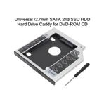 12.7Mm Hdd Caddy Laptopnotebook Dvd To Ssd Kutu Sata
