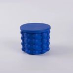 12.8X12.8X13.8CM Silikon Buz Küpü Makinesi Taşınabilir Kova Şarap Buzluk Çanta Bira Dolabı Yerden Tasarruf Sağlayan Mutfak Gereçleri Içme Viski Dondurma (Yurt Dışından) - Ice Cream Tubs - Renkli