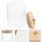 12.8x9.5x9.5cm Cam Kahve Kabı Şeker Kavanoz Teneke Kutu Kapağı Gıda Saklama Kapları Kapakları Teneke Kutular Büyük Kavanoz Öğütülmüş ve (Yurt Dışından) - Renkli - Milk Jugs