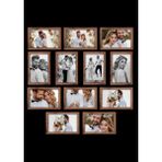 12 Adet 15X21 Çerçeve - Mdf A5 Çerçeve - Çoklu Fotoğraf Çerçevesi - Ahşap