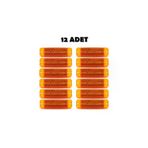 12 Adet 16 Ledli Çift Sıra Led Lamba 12-24 Volt