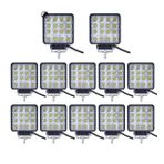 12 Adet 16 Ledli Off Road Sis Farı Çalışma Lambası 12 Volt / 24 V