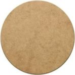 12 Adet 32 cm Çap Mdf Yuvarlak Servis Altı Supla Ham