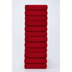 12 Adet 50 X 90 Cm Mikrofiber El Yüz Kuaför Berber Spor Havlusu Leke Ve Saç Boyası Tutmayan