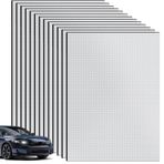 12 adet Alubutyl araç yalıtımı, dayanıklı 25 x 18 cm ses yalıtım matı, 5 mm kalınlığında, motor kaputu yalıtım matı, kendinden yapışkanlı, ses yalıtımı folyosu, neme dayanıklı izolasyon matı