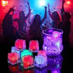 12 ADET LED IŞIKLI BUZ KÜPÜ LED LİGHT ICE CUBE RENKLİ LED IŞIKLI VIP KALİTE BUZ KÜPÜ CLUB IŞIKLARI