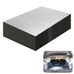 12 adet otomobil yalıtım matı, 250 x 180 x 5 mm yalıtım matı, kendinden yapışkanlı, izolasyon matı, ses yalıtımı, alüminyum mat, ses yalıtımı, araç ses yalıtımı, ateşe dayanıklı, su geçirmez