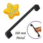 12 Adet Oval Marmara Kulp 160 Mm Siyah Mutfak Kulpu Cekmece Dolap Kapak Kulbu Metal Mobilya Dolabi