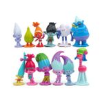 12 Adet Şekil Seti Trolls Haşhaş Blanch Oyuncak Bebek Anime Koleksiyonu(Yurt Dışından) - Renkli