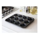 12 Bölmeli Metal Muffin Kek Kalıbı