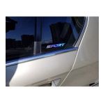 12 Cm 2 Adet Araba Sticker Kelebek Cam Sport Yazısı Renk Değiştiren Krom Renk