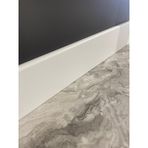 12 Cm Yalı Serisi T12 Model Lake Beyaz Pvc Süpürgelik