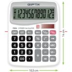 12 Dijital Masa Hesap Makinesi F3036, Pratik ve Kullanışlı Hesaplama Aracı - Seçenek 1 - Ahşap