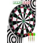 12 İnç Çift Taraflı Dart Tahtası Seti 4 Çelik Oklu Dart Hedef Tahtası Oyunu Takımı Dart Seti 518