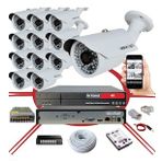 12' li 5 MP 1940P Sensör 6 Megapiksel Sony Lens Metal Kasa IP Güvenlik Kamerası Seti_BS 748IP