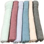 12 Li Durul Mine %100 Pamuklu Ekonomik Kuaför Berber El Yüz Havlusu 50 x 85 - 50 x 85 cm - Karışık