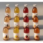 12 Li Set Eya Organik Meyve Suyu Çeşitleri 250 ml (Portakal-Çilek-Kavun-Şeftali) - 200 ml