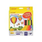 12 Li Super Soft Kuru Boya Mum Boya Jumbo Boy - Kırmızı