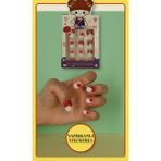 12 Li Yapışkan Stickerlı Renkli Baskılı Çocuk Takma Tırnak Oyuncak Seti - 5- 14 Yaş Arası - Model 29