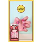 12 Li Yapışkan Stickerlı Renkli Baskılı Çocuk Takma Tırnak Oyuncak Seti - 5- 14 Yaş Arası - Model 42