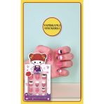 12 Li Yapışkan Stickerlı Renkli Baskılı Çocuk Takma Tırnak Oyuncak Seti - 5- 14 Yaş Arası - Model 44