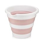 12 Litre Katlanabilir Kova - Akordiyon Katlanır Kova - Araba Kovası - Gri - 32.5 x 27.5 x 6 cm - P - Çok Renkli - 32,5 x 27,5 x 6 cm