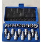 1/2 Lokmalı Torx Takımı Seti 19 Parça A+pro (e Diş Erkek Ve Dişi)