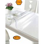 1,2 mm Pvc Masa Örtüsü, Şeffaf Masa Kaplaması, 120X70
