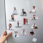 12 Paket Dr Şimdi Mıknatıslar Buzdolabı Buzdolabı,Dr. Nowzaradan Buzdolabı Mıknatısı Diyet Planı Kitabı,Güçlü Komik Sevimli Buzdolabı Soyunma Mıknatısları,Motivasyonel Dr.Nowzaradan Kilo Vermek Diyet