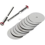 12 Parça 25 mm Dremel Ahşap Cam Saç Kesme Diski Minii Dairesel