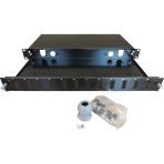 12 Port 1u 19" Fiber Optik Patch Panel
