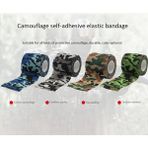 12 Rulo Sarma Bandı Toplu (Çeşitli ve Kamuflaj Renkleri Rastgele) Veteriner Ilk Yardım Bandı Kendinden Yapışkanlı Yapışkanlı (Yurt Dışından) - NA