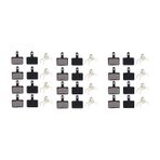 12 Set Bisiklet Hidrolik Mekanik Disk Kaliper Fren Balatası Bp 10 Kare Model Bisiklet Balata