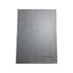 12 Ticari Fihrist 20X28 Dikişli Gümüş Gri
