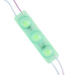 12 Volt 1.5 Watt Yeşil Yanıp Sönen Parlak Tek Renk 2835 69 X 16 Mm IP65 160 – 180 Lümen 160 Derece Modül Led
