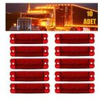 12 Volt 18 Ledli Yan Marker Led Lamba Dorse Kamyon Kırmızı 10 Adet