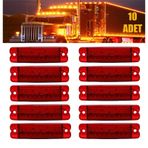 12 Volt 18 Ledli Yan Marker Led Lamba Dorse Kamyon Kırmızı 10adet