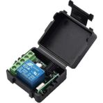 12 Volt - 433 Mhz Tek Kanallı Uzaktan Kumandalı Garaj Kumandası Kopyalama ve Role Devresi - Renkli