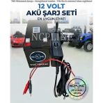 12 Volt Akü Ve 3 Amper Şarj Adaptörü - Otomatik Kesicili Özellik-12 Volt 7 Amper Set Akülü Araba Uyumlu