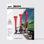 12 Volt Havalı Korna 3 Borulu Saydırmalı Dali Dali Wolfram 60123