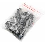 120 Adet Dip Elektrolitik Kapasitör Seti 12 Tip X10 Silindirik Alüminyum Tamir Prototip Devre