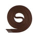 120 Cm 4 Mm Kahverengi Yuvarlak 1 Çift Ayakkabı Bağcığı Kahverengi